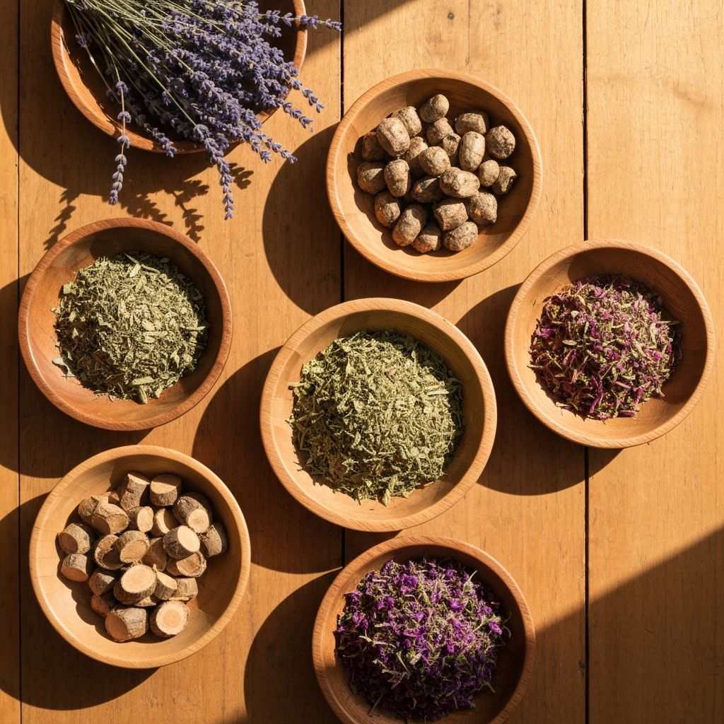 Getrocknete Kräuter